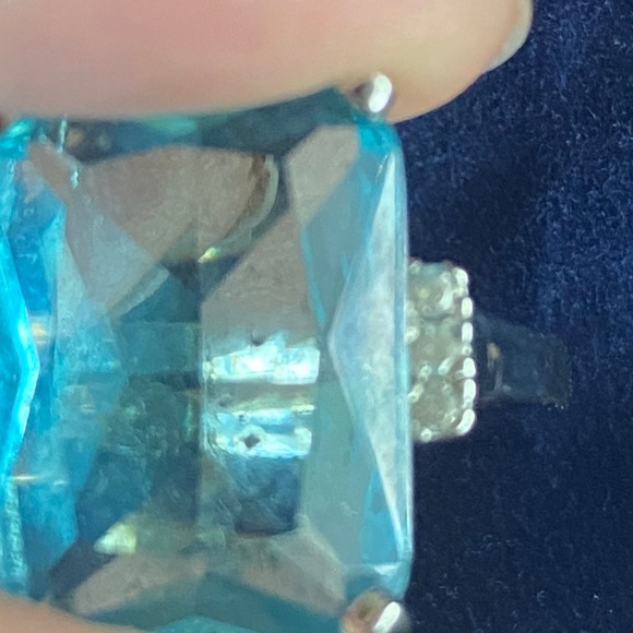 Swiss Blue Topax Rings Bundle .925 -For Terrye - Picture 6 of 13